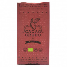 Cacao Crudo Raw Hořká čokoláda s malinami 50g