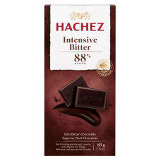 Hachez intenzivně hořká čokoláda 88%  80g