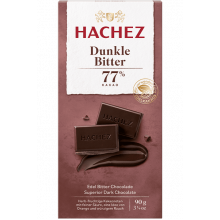 Hachez Tmavá hořká Čokoláda 77..